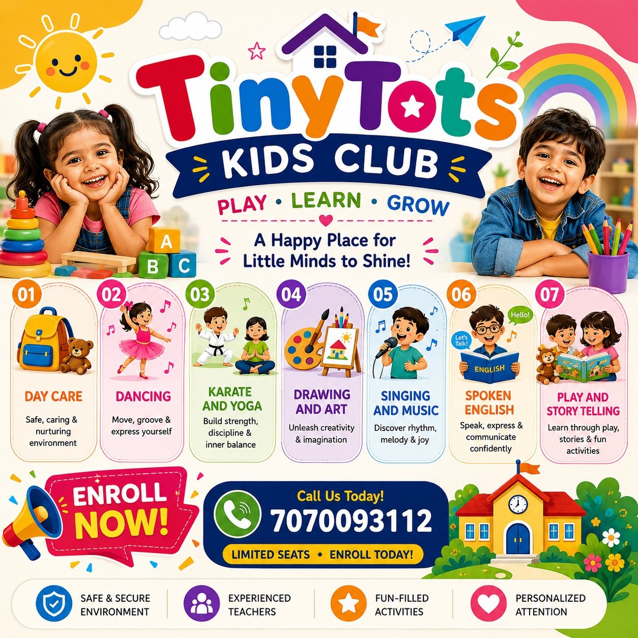 Tiny Tots Kids Club Banner